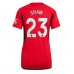 Manchester United Luke Shaw #23 Replika Hemma matchkläder Dam 2023-24 Korta ärmar